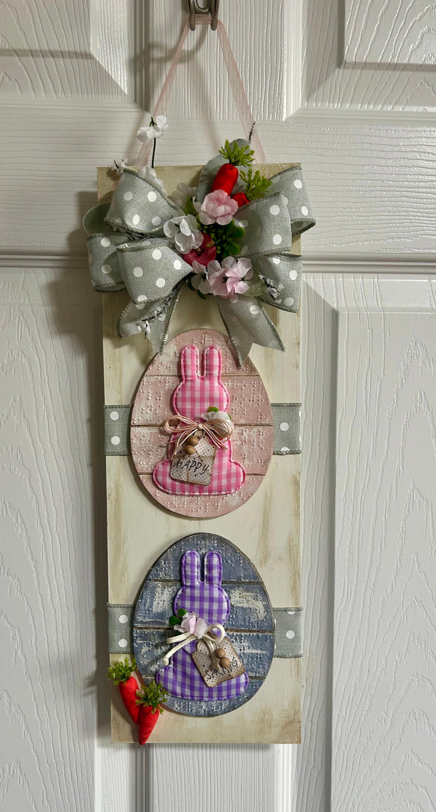 Happy Spring Bunny Door Hanger